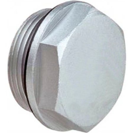 J.W. WINCO J.W. Winco Aluminum Threaded Plug with 2mm Vent Hole with M16 x 1.5 Thread 742-22-M16X1.5-OS-2